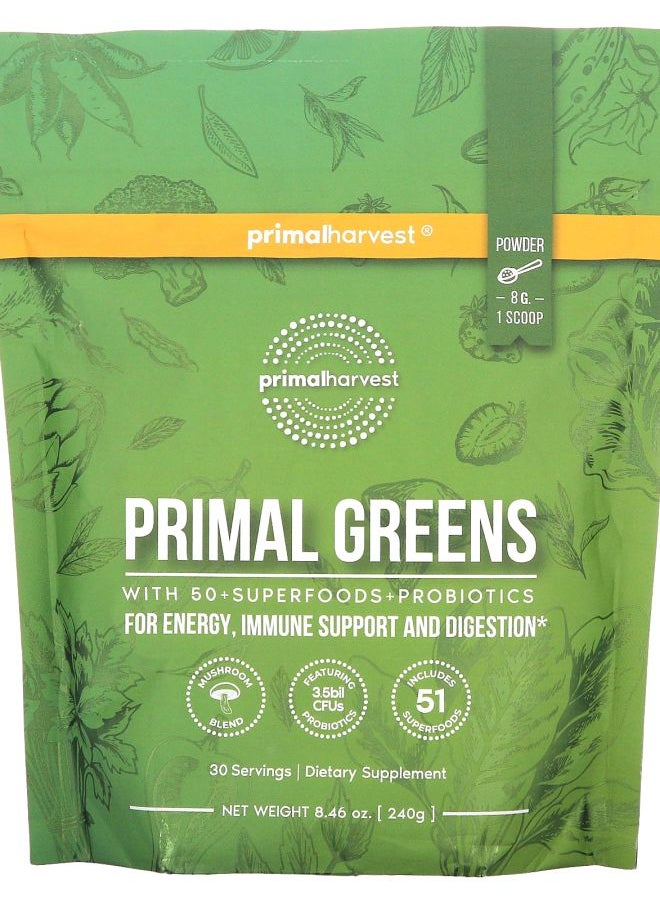 Primal Harvest Primal Greens 8.46 oz (240 g) 