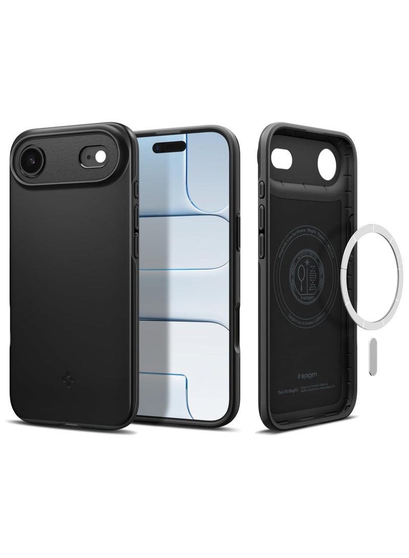 Spigen Thin Fit MagFit for iPhone 17 Air MagSafe Case Cover - Abyss Green - Image 1