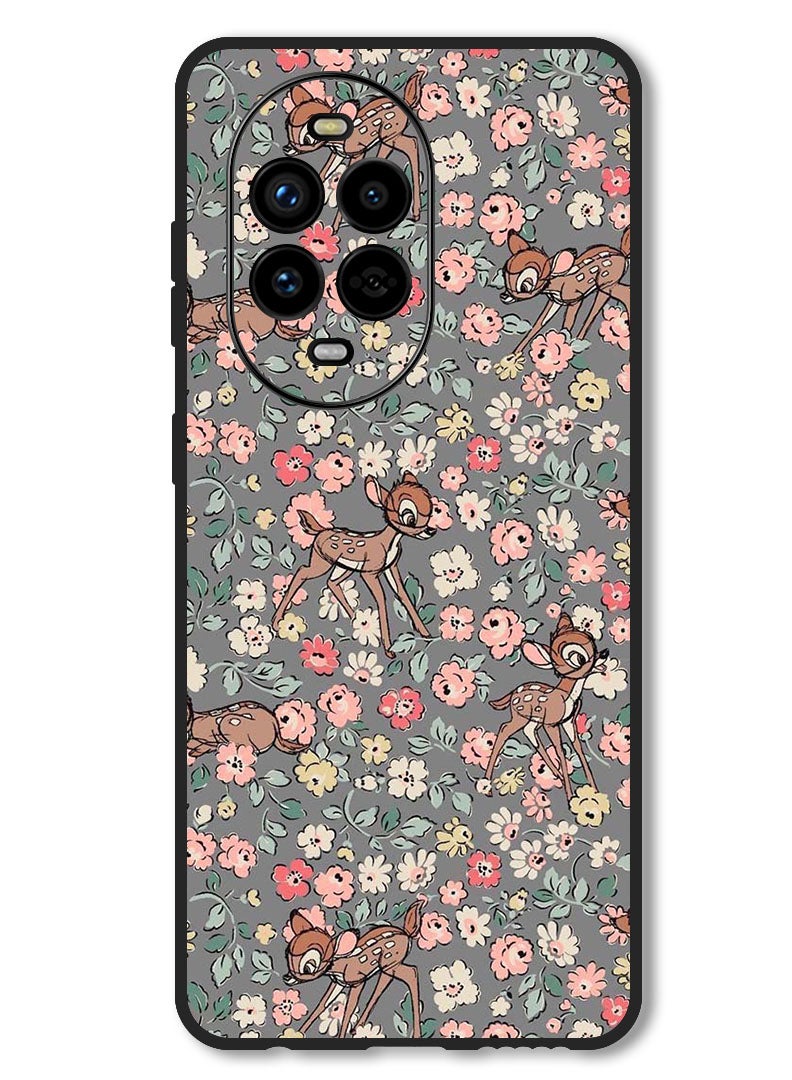 Theodor Case Compatible with Huawei Nova 13 Pro Protection Shockproof Bumper Cover Deer Pattern - Image 1