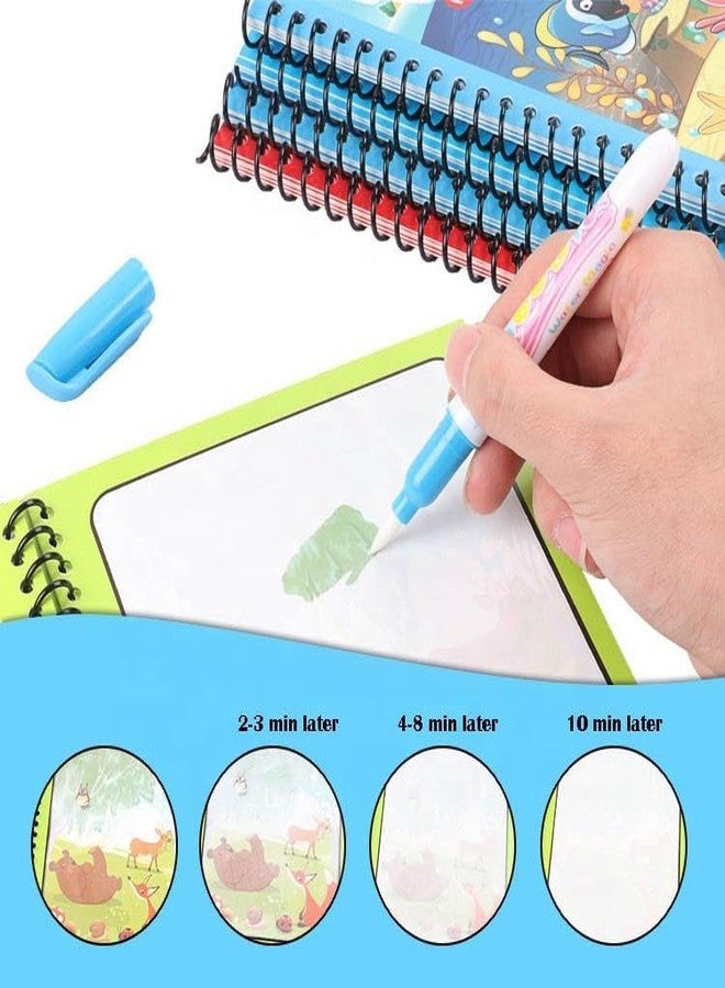 Jaimin Creation 2 Pc's Magic Watercolour Colouring Book for Kids, Drawing Books for Children, Creative Drawing Books for Toddlers, Preschoolers - Image 2