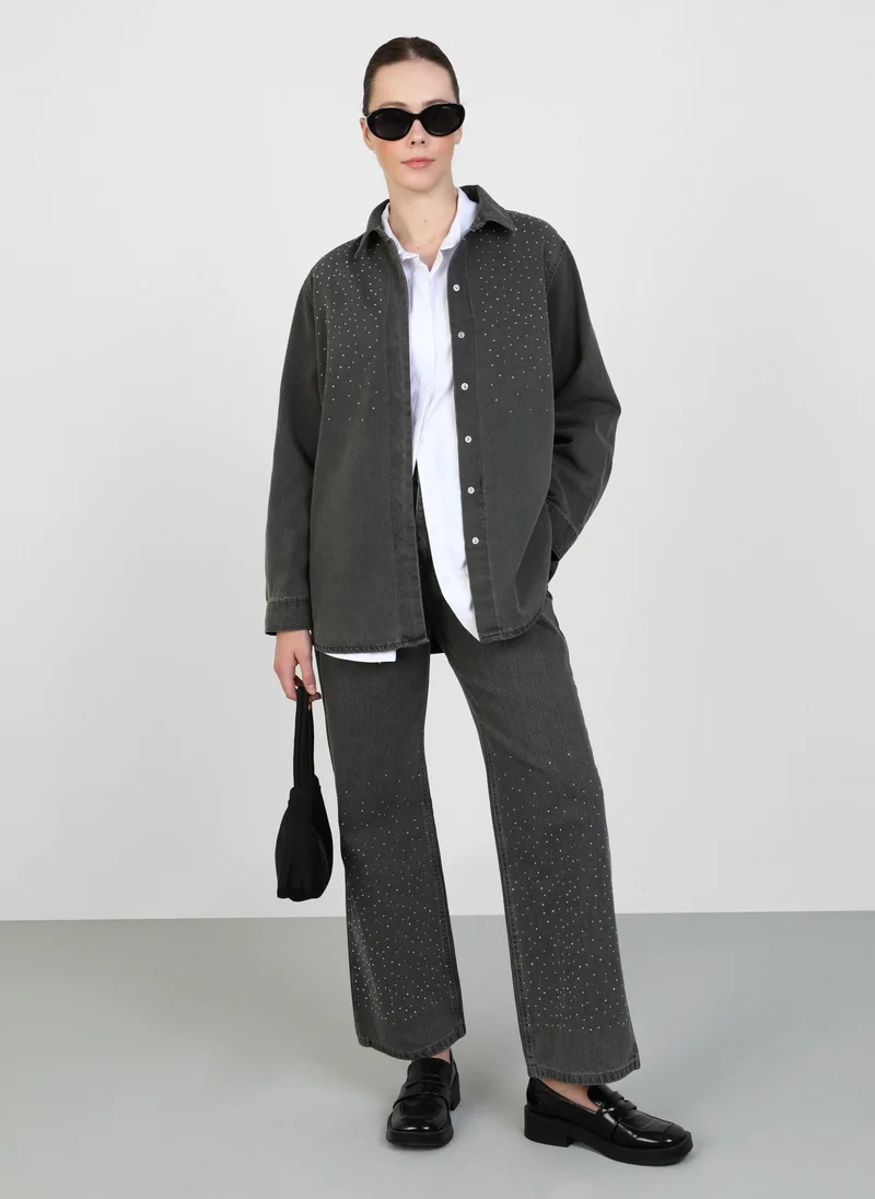 Refka by modanisa Grey - Tunic - Refka