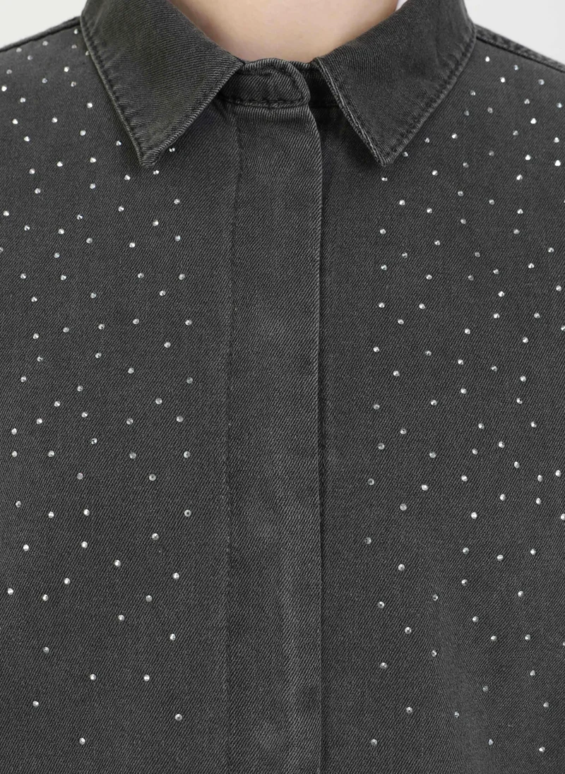 Refka by modanisa Grey - Tunic - Refka