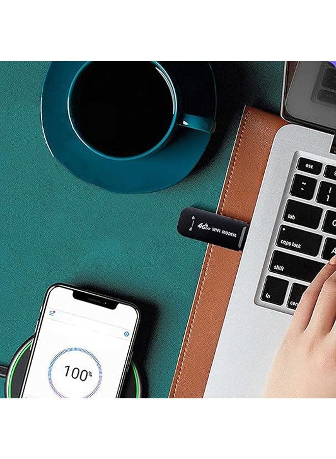 محول واي فاي USB المحمول، مودم USB 4G مع موزع واي فاي USB ومحول USB بسرعة 150 ميجابت في الثانية مع فتحة بطاقة SIM لإنشاء نقطة اتصال ساخنة في السيارة واي فاي محمول. - Image 5