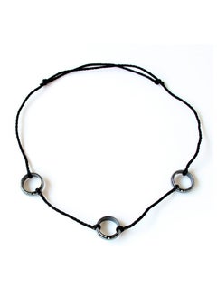 MileMelo Naruto Ninja Cosplay Anime Character Uchiha Itachi 3 Ring Necklace  - Image 4