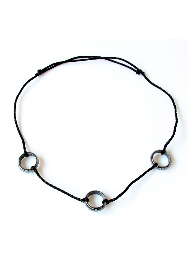MileMelo Naruto Ninja Cosplay Anime Character Uchiha Itachi 3 Ring Necklace  - Image 4