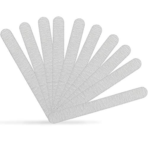 Karlash Nail File 10 PCS Professional Double Sided 8080 Grit Nail Files Emery Board Zebra Manicure Pedicure Tool and Nail Buffering Files for Acrylic Nails - Image 1