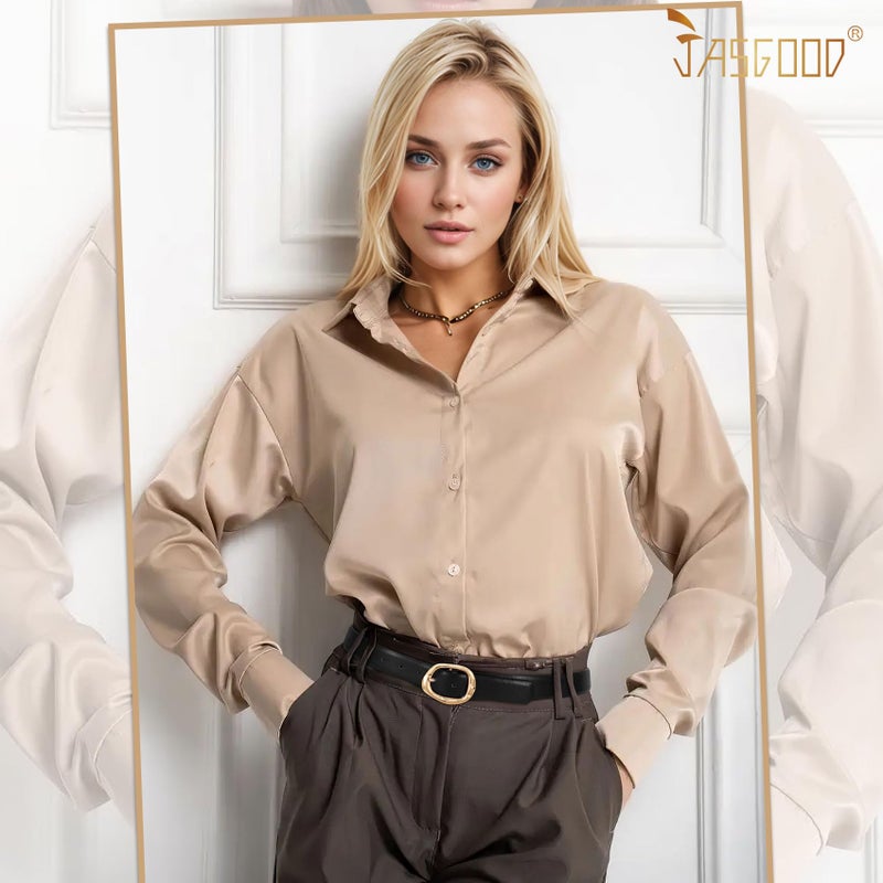 JASGOOD Women Leather Belt for Jeans Pants Ladies Casual Waist Belt Fashion Women Belt with Gold Buckle - Image 4