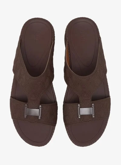 LBL by Shoexpress Men's Buckle Accent Quilted Slip-On Arabic Sandals Ramadan Collection