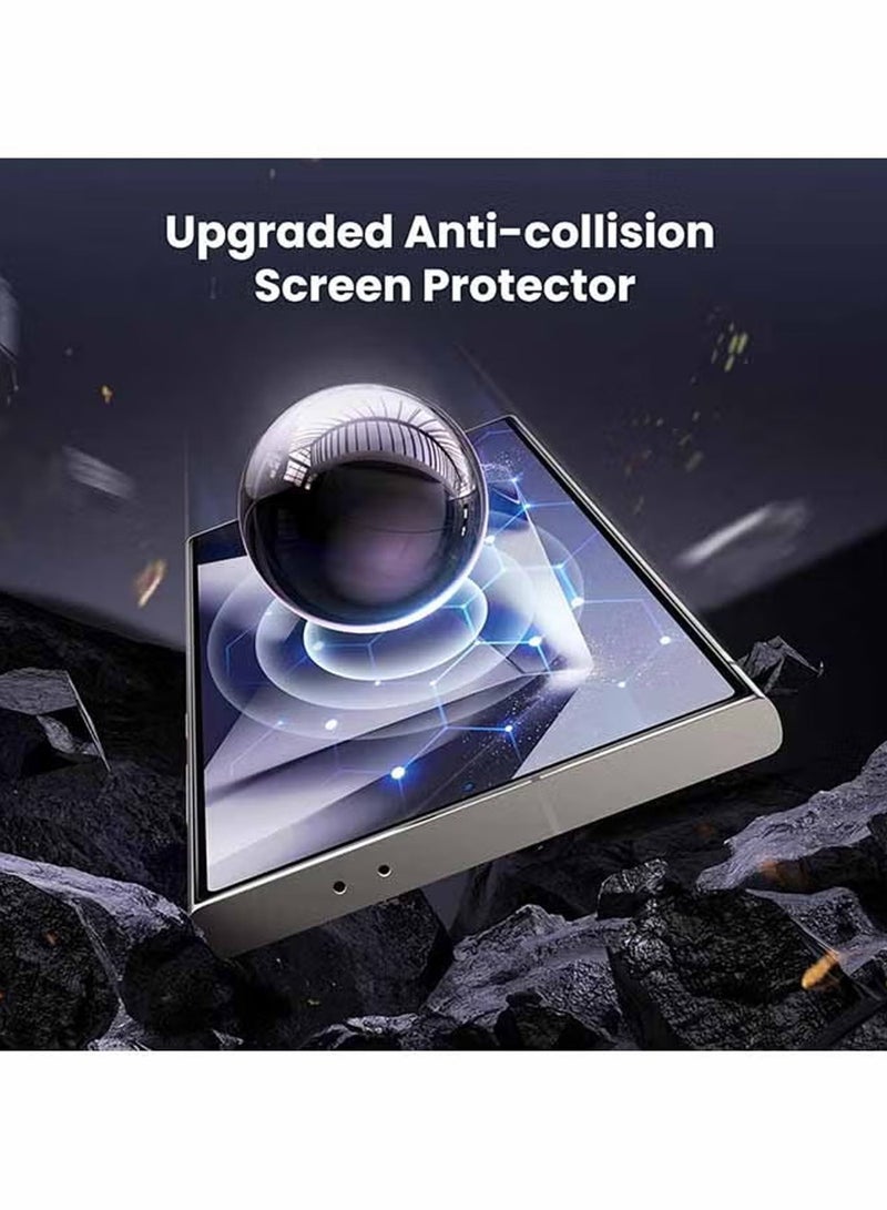 ELTRAZONE 2 Pack Screen Protector for Samsung Galaxy S24 Ultra | Tempered Glass Available in Combo Pack Compatible with Samsung Galaxy S24 Ultra | Screen Protector Full HD Quality Tempered Glass Anti-Scratch Edge to Edge Coverage with Easy Installation Kit - Black - Image 2