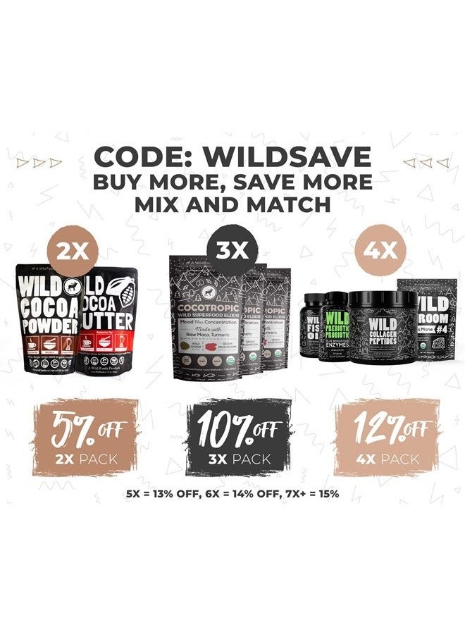 Wild Foods - Wild Immune Support Supplement - 7-in-1 Immunity Boosting Daily Vitamins with Elderberry, Vitamin C, Vitamin D3, Zinc, Turmeric, Goldenseal & Ginger - All-Natural Immune System Defense Booster - 120ct - Image 1