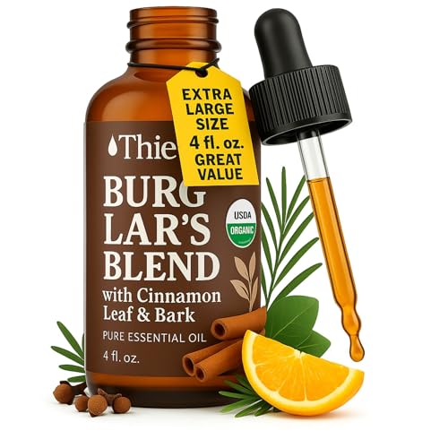 THEIVA Immunity Essential Oil Blend USDA Certified Therapeutic Grade 4 oz 118 ml Based on The Tale of Four Thieves