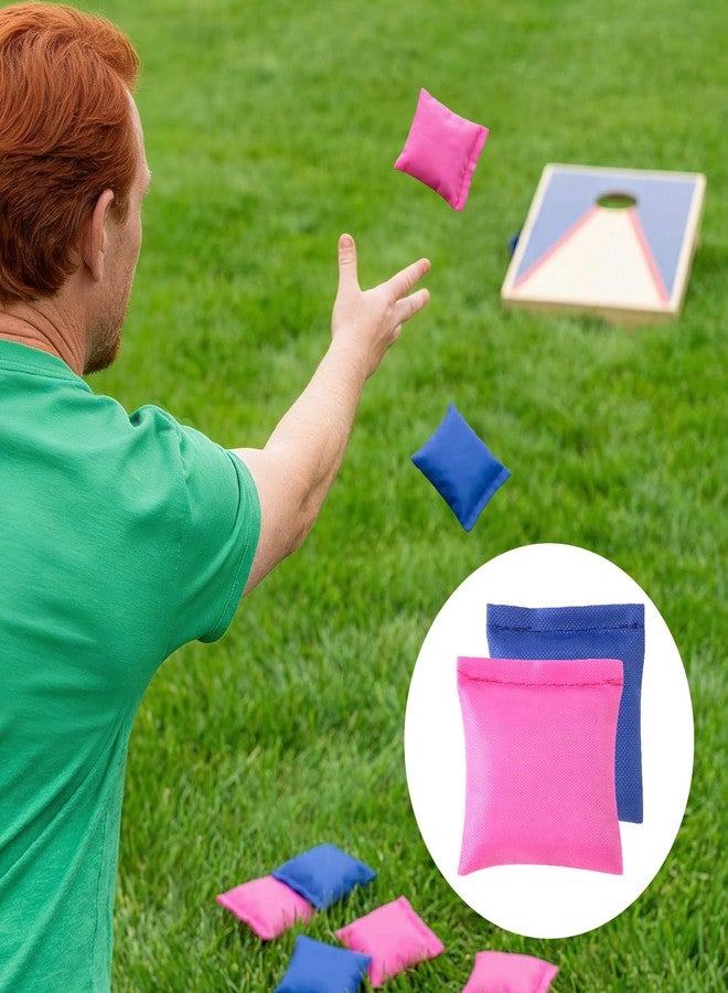 VARMDUKKE 8 Pcs Bean Bags for Tossing, 2 Inch Canvas Corn Hole Bags, Mini Bean Bag Toss for Cornhole Game Replacement for Outdoor Party Sports- Blue, Red - Image 5