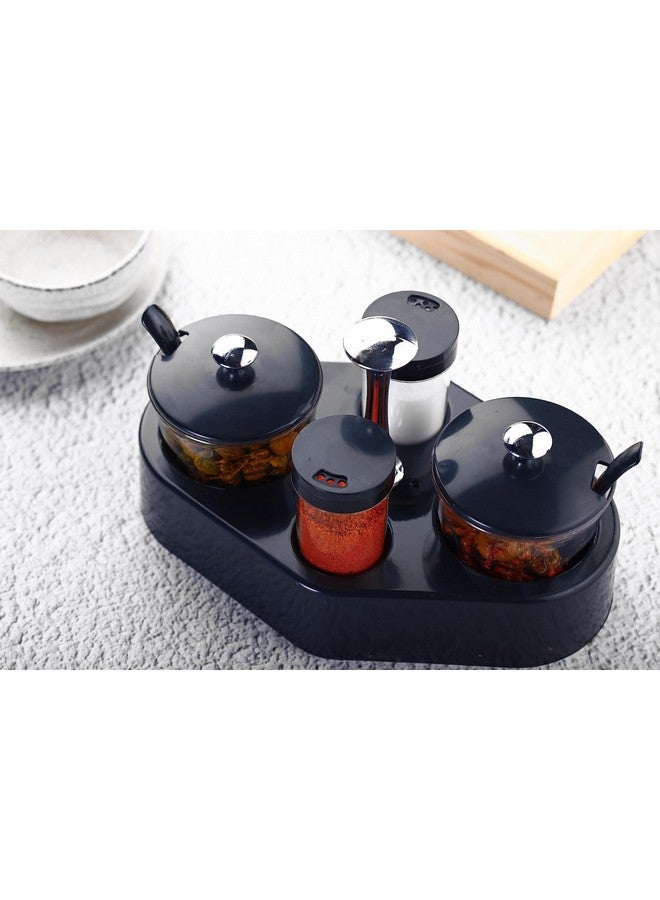 Ganesh 4 in 1 Trendy Pickle/Achar and Dry Fruits jar/Container Set for Dining Table (pack of 1) - Image 4