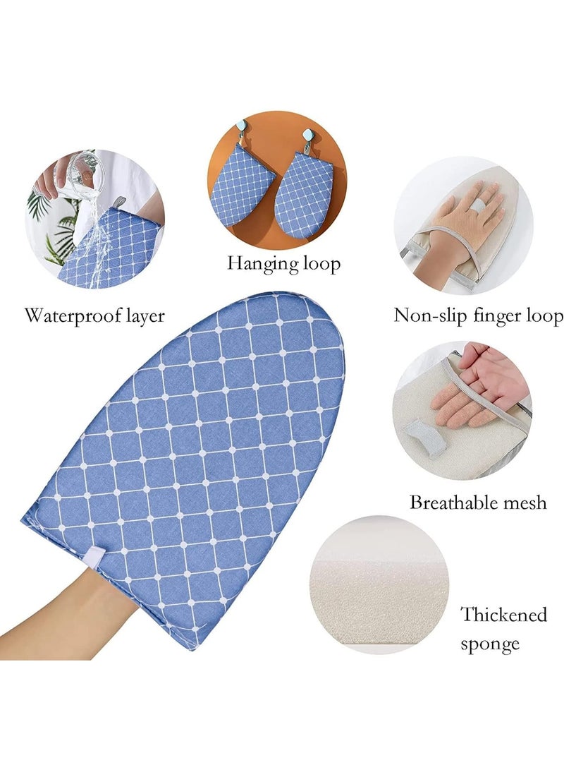 Handheld Ironing Board, Practical Mini Thickened Waterproof Anti-Steam Ironing Board, Clothes Steamer Gloves with Finger Loop Multicolor Multi-Shape - (1 Piece) -149 - Image 4
