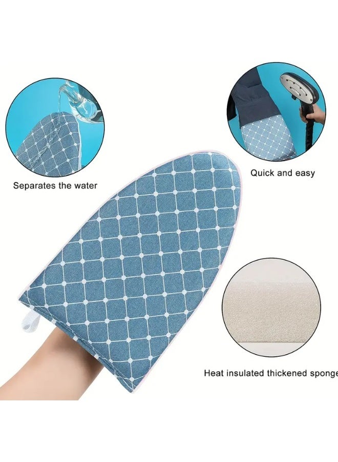 Handheld Ironing Board, Practical Mini Thickened Waterproof Anti-Steam Ironing Board, Clothes Steamer Gloves with Finger Loop Multicolor Multi-Shape - (1 Piece) -149 - Image 5