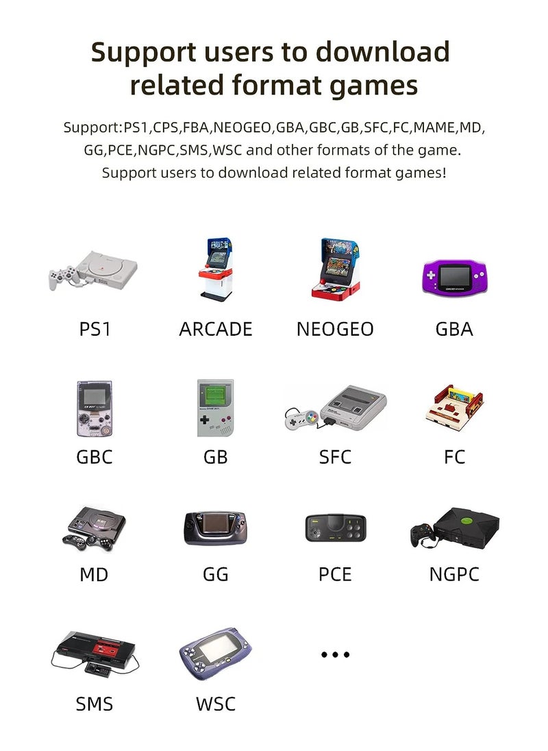 ANBERNIC  - RG35XX Handheld Game Console, 3.5 Inch IPS Screen Linux System Retro Video Games Consoles, Portable Pocket Video Player with 8000+ - Image 1