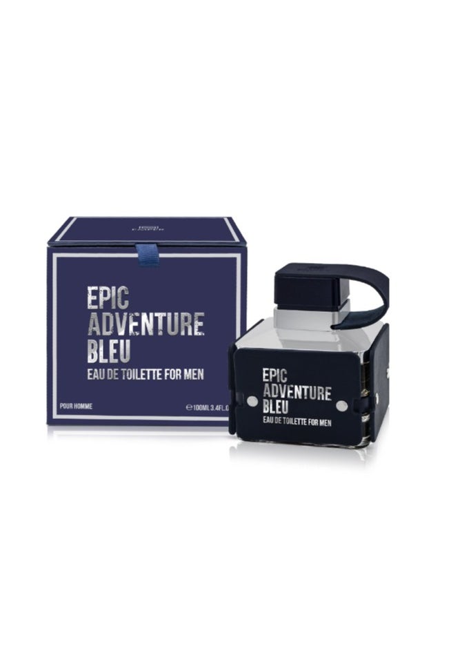 Emper - Epic Adventure Bleu EDT For Men 100ml - Image 1