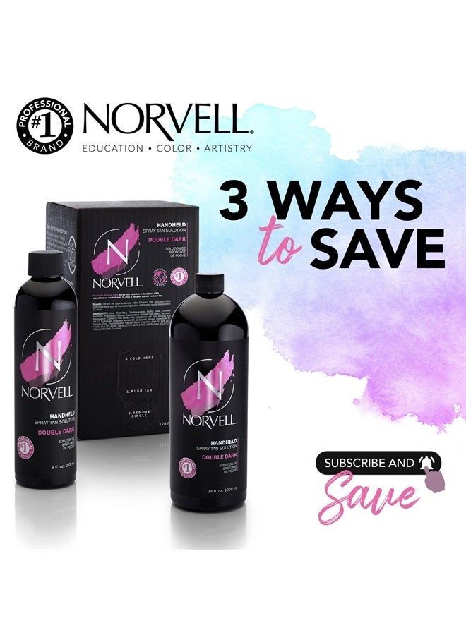 norvell Premium Sunless Tanning Solution - Double Dark, 34 fl.oz. - Image 2