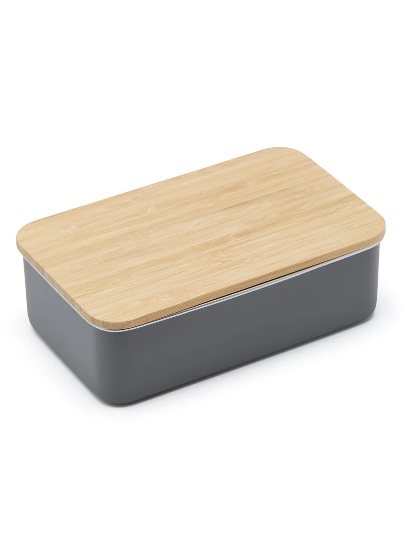 سيمبلي كيتشن Lg Beo Container Stainless Steel With Bamboo Lid