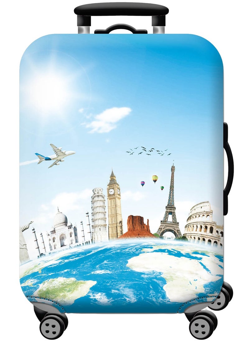 URbazaar Elastic Travel Luggage Cover Travel Suitcase Protective Cover for Trunk Case Apply to 18-30 inch luggage Suitcase Cover  - Image 1