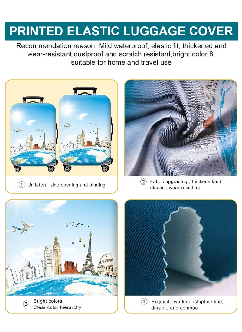 URbazaar Elastic Travel Luggage Cover Travel Suitcase Protective Cover for Trunk Case Apply to 18-30 inch luggage Suitcase Cover  - Image 5