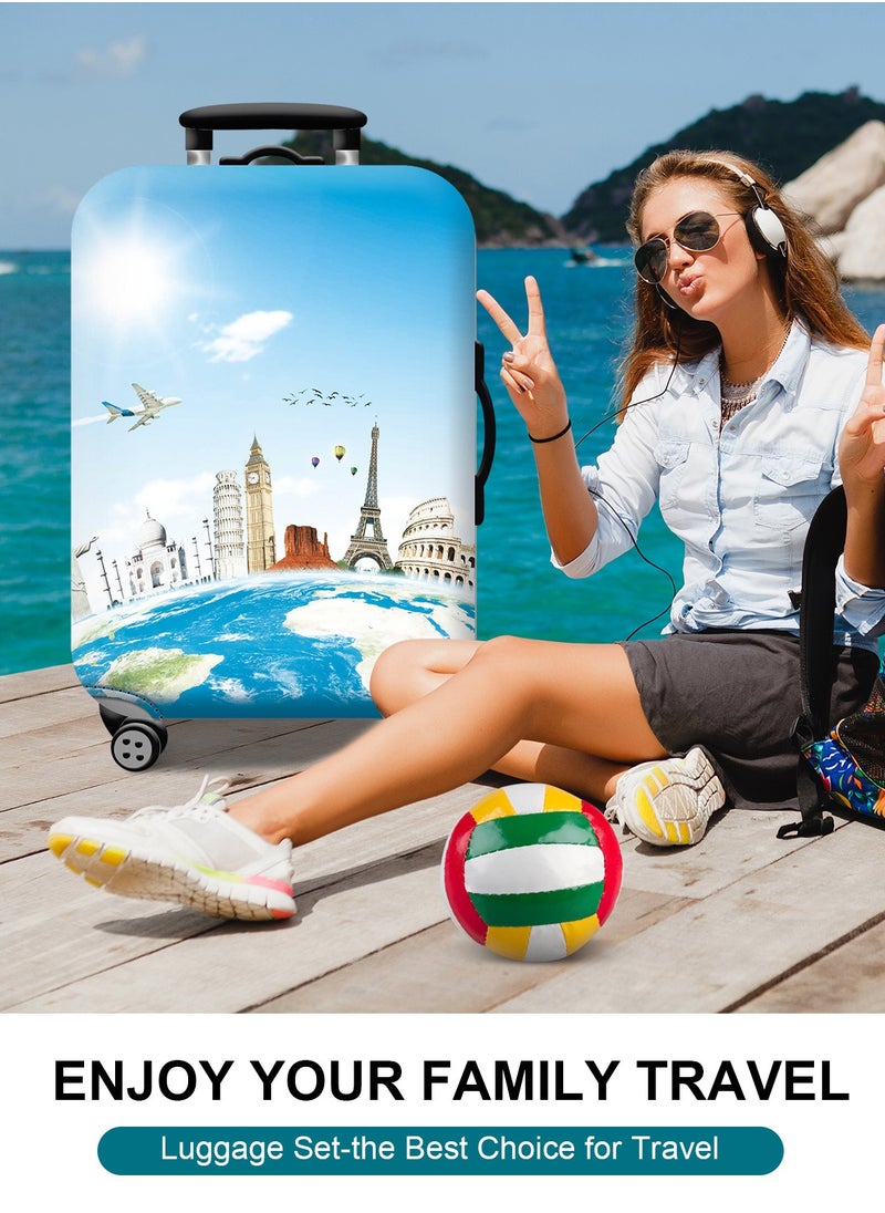 URbazaar Elastic Travel Luggage Cover Travel Suitcase Protective Cover for Trunk Case Apply to 18-30 inch luggage Suitcase Cover  - Image 2