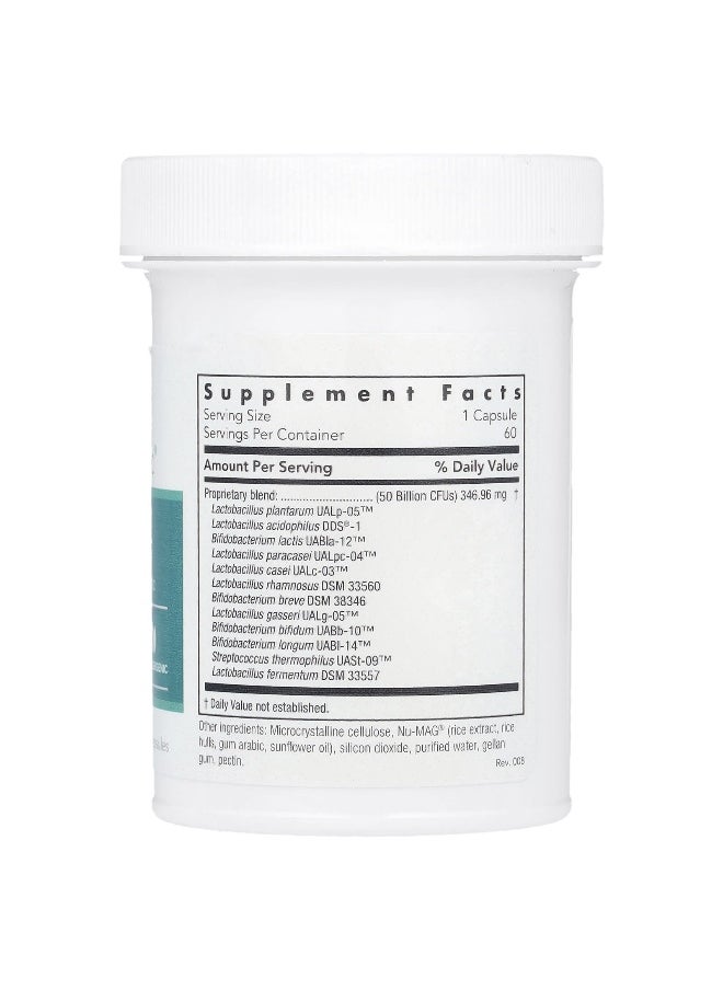 Nutricology Nutricology, Restore-Biotic® Complete, 50 Billion CFUs, 60 Delayed-Release Vegetarian Capsules  - Image 2