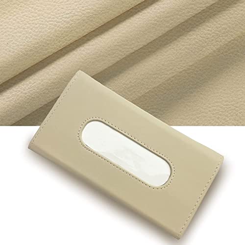 SARTE Car Tissue Holder, Sun Visor Napkin Holder, Car Visor Tissue Holder, Tissue Holder for Car (Beige) - Image 2