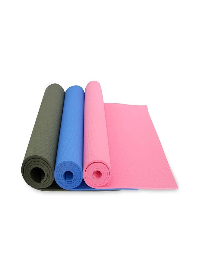Orrda Anti-skid Yoga Mat for Men and Women| Extra Thick Yoga Fitness & Exercise Mats for Gym Workout and Flooring Exercise (4mm_Multicolor) - Image 2