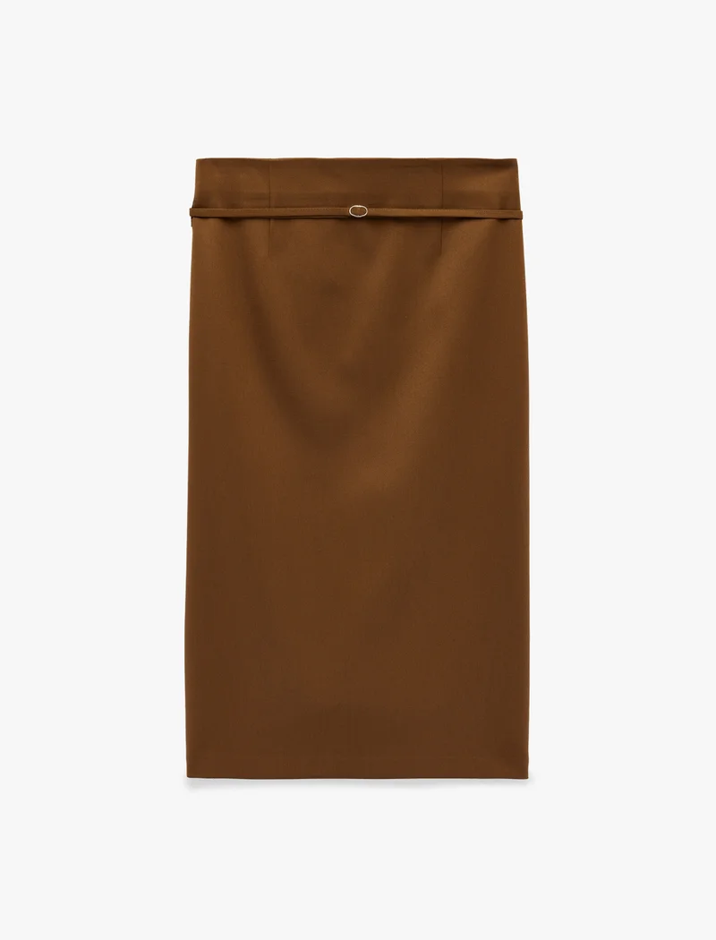 كوتون Midi Pencil Skirt
