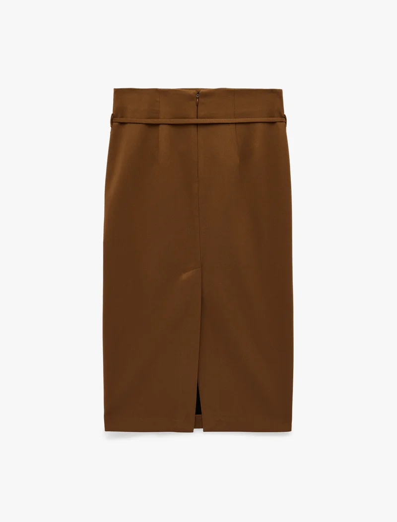 كوتون Midi Pencil Skirt