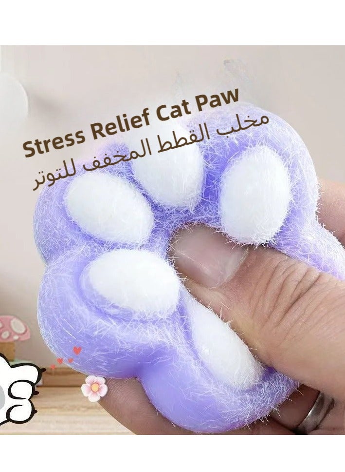 تشغيل المكالمة ألعاب ضغط إسفنجية على شكل مخالب قطة ،1قطع بألوان عشوائية، ألعاب حسية من الإسفنجي من كاواي، مخالب فراء إسفنجية لهدايا الحفلات، أشياء مبتكرة مضحكة مناسبة للبالغين والأطفال - Image 2