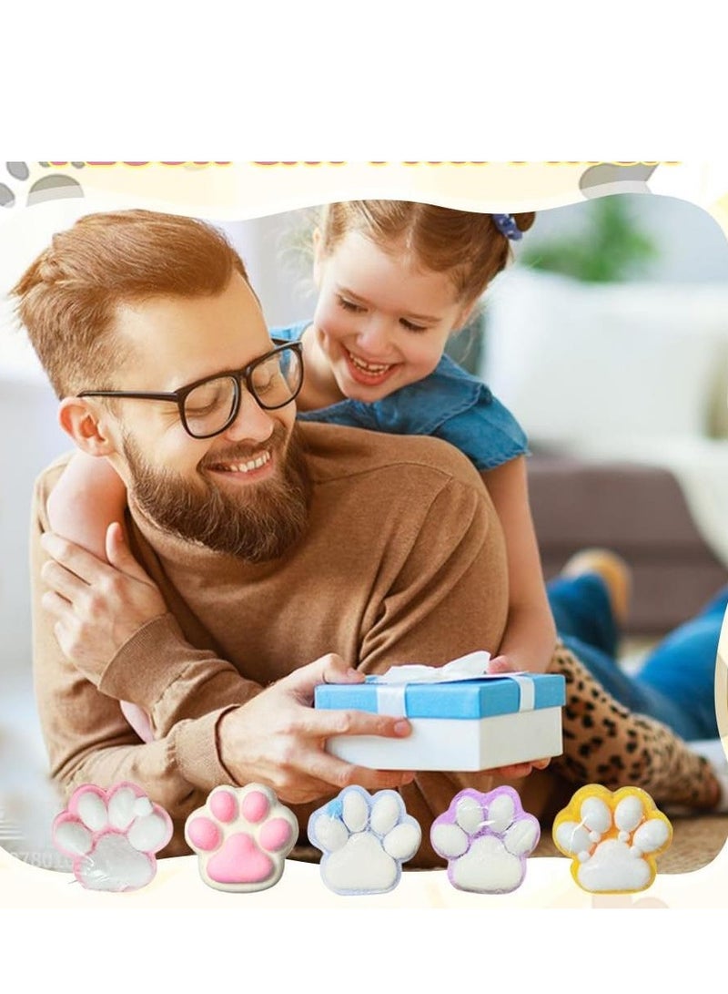 تشغيل المكالمة ألعاب ضغط إسفنجية على شكل مخالب قطة ،1قطع بألوان عشوائية، ألعاب حسية من الإسفنجي من كاواي، مخالب فراء إسفنجية لهدايا الحفلات، أشياء مبتكرة مضحكة مناسبة للبالغين والأطفال - Image 5