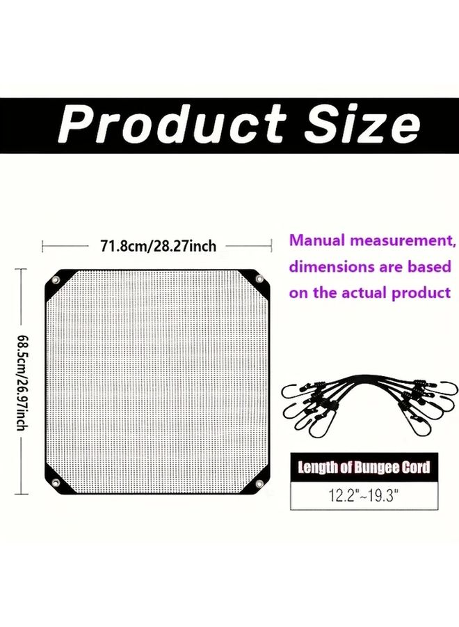 28x28 Inch Outdoor AC Cover All Season Rainproof Sunproof Dust Shield Easy Installation - Image 3