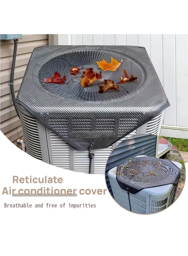 28x28 Inch Outdoor AC Cover All Season Rainproof Sunproof Dust Shield Easy Installation - Image 1