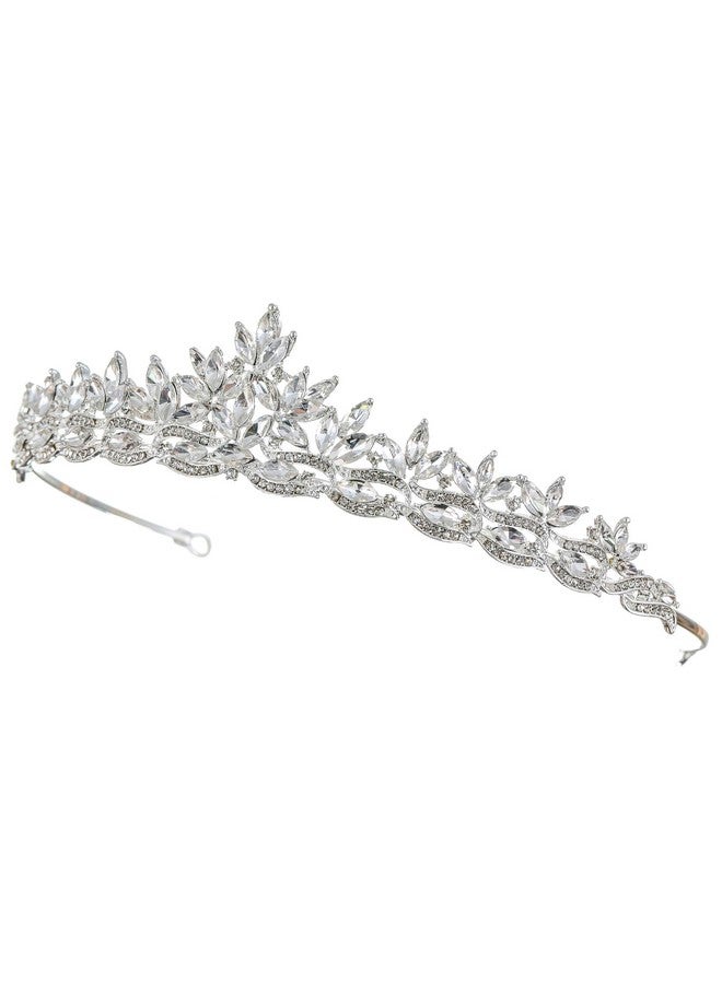 SAMKY Bride'S Wedding Tiara Bridal Rhinestone Crystal Crown Headpiece Hair Accessories For Woman - Image 2