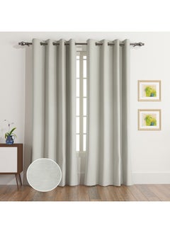 Home Box Sera Fiji 2-Piece Blackout Extra Long Curtain Set 135 x 300 cm  - Image 1