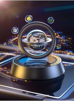 Lullaxx Lullaxx Solar-Powered Crystal Car Air Purifier - 360° Rotating Auto Decor with Triple Odor Elimination & 90-Day Citrus Freshness, Heat-Resistant Dashboard Ornament for Cars/Home/Office (80°C Proof)  - Image 1