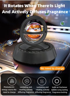 Lullaxx Lullaxx Solar-Powered Crystal Car Air Purifier - 360° Rotating Auto Decor with Triple Odor Elimination & 90-Day Citrus Freshness, Heat-Resistant Dashboard Ornament for Cars/Home/Office (80°C Proof)  - Image 3