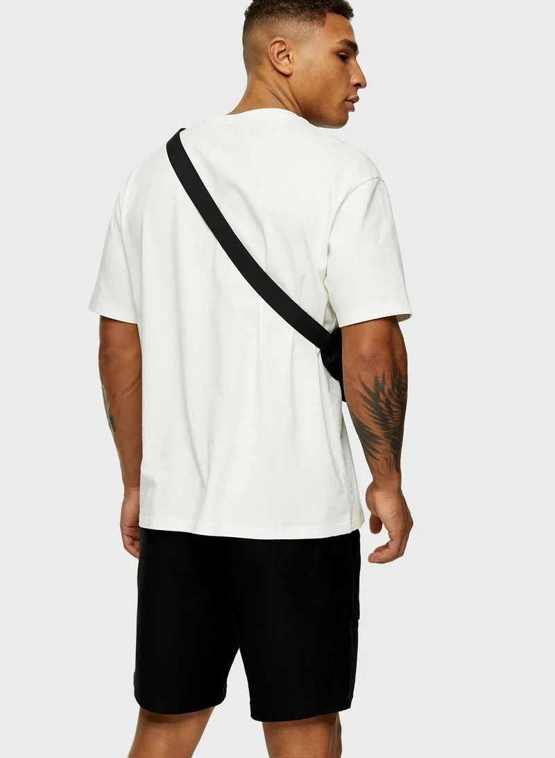 TOPMAN Twill Jersey Shorts