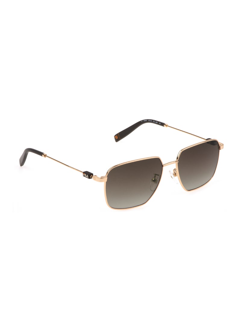 FILA Unisex Square Shape  Stainless steel Sunglasses SFI457 55300Y - Lens Size: 55 Mm - Shiny Rose Gold - Image 2