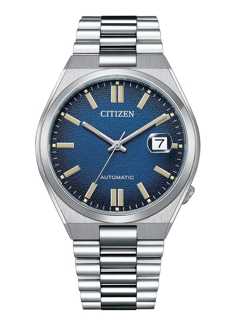 CITIZEN Men's Stainless Steel Analog Clasp Wrist Watch NJ0151-88L