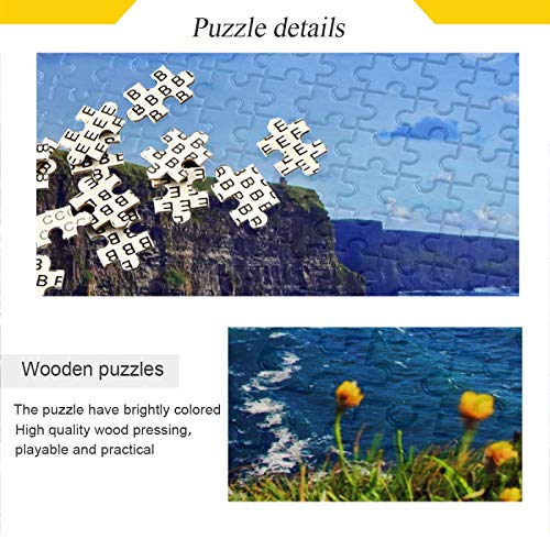 Oarencol Cliffs of Moher Ireland Landscape Jigsaw Puzzle 500 Pieces Puzzles for Adults - Image 5