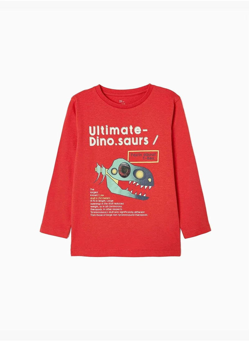 Zippy Zippy Long Sleeve Cotton T-Shirt For Boys