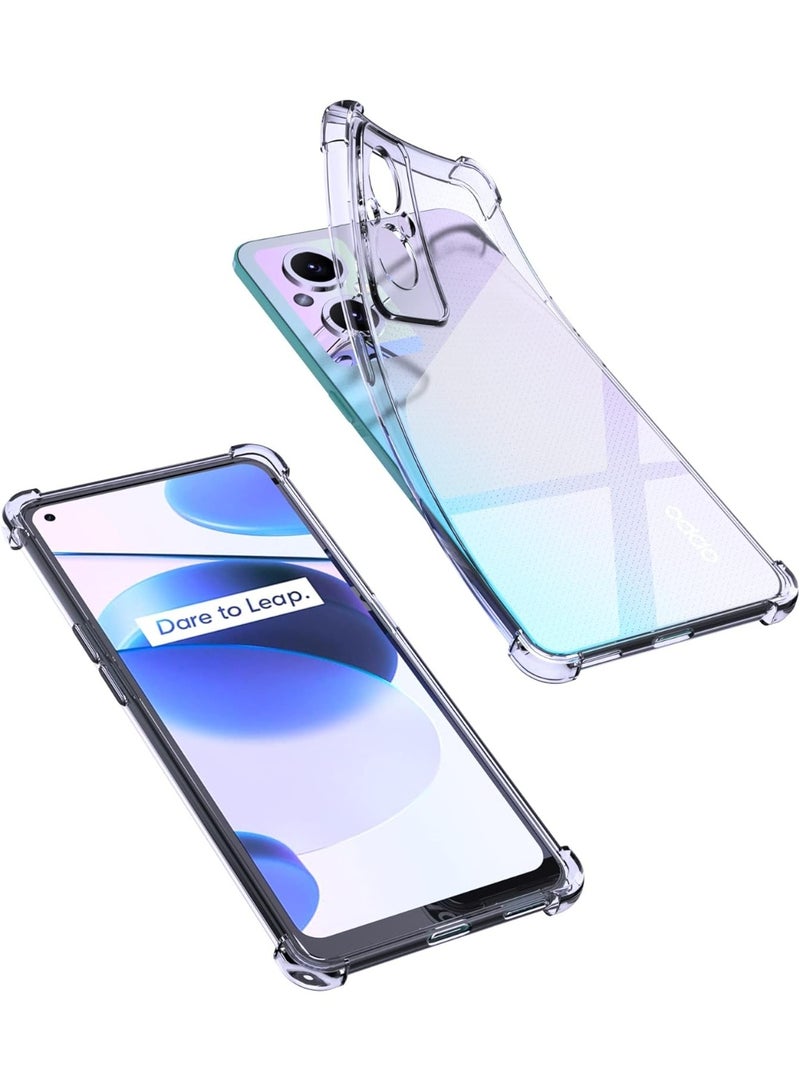Case For Oppo A96 5G Oppo Reno 7Z 5G Oppo Reno 8Z 5G Oneplus Nord N20 Crystal Clear TPU Bumper Cushion Cover with Reinforced Corners Anti-scratch Back Case for Oppo A96 5G Transparent - Image 1