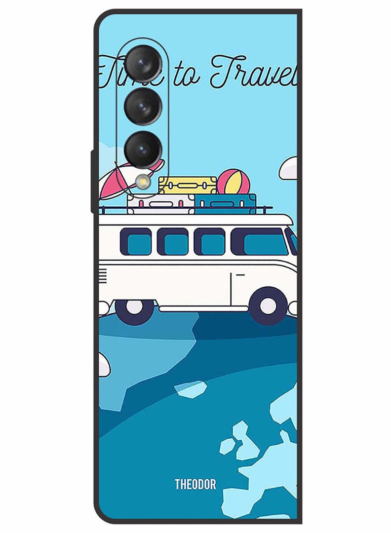 Theodor Protective Case Cover For Samsung Galaxy Z FOLD 3 5G  Time To Travel - Image 1