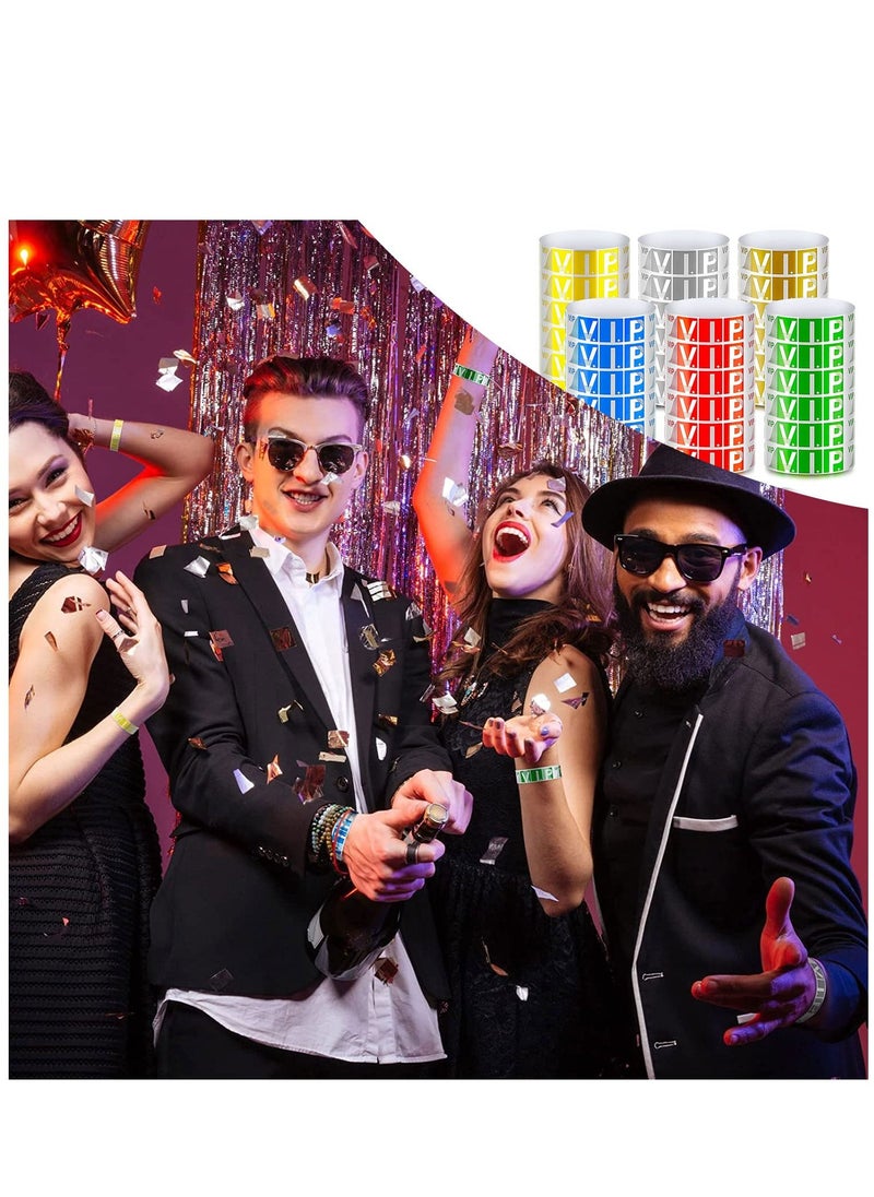 SYOSI - 600 Pcs Entry Wristbands for Events Custom Colored Paper Wristband 25Cm  Comfortable, Not Easy to Break, for Events Security Parties Festivals - Image 1