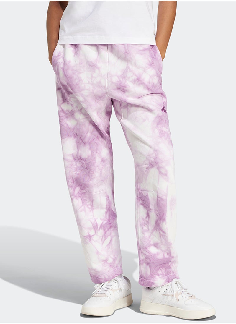 Adidas All Szn Fleece Tie Dye Pants  - Image 1