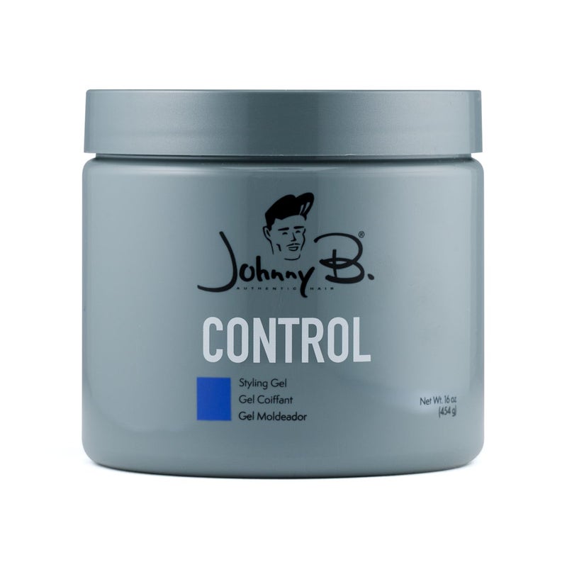 JOHNNY B. Control Alcohol-Free Hair Styling Gel, Strong Hold, All Hair Types 16 oz. - Image 1