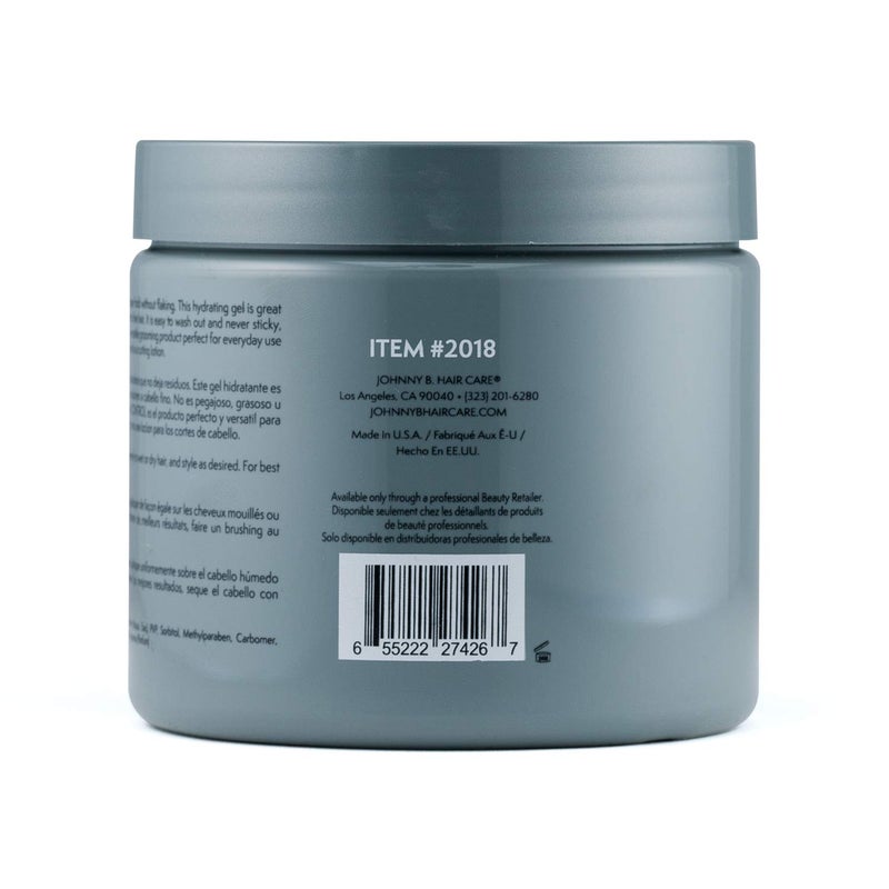 JOHNNY B. Control Alcohol-Free Hair Styling Gel, Strong Hold, All Hair Types 16 oz. - Image 2